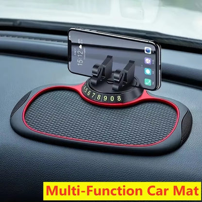 Ultimate Multifunctional Car Anti-Slip Mat & Phone Holder - Non-Slip Silicone Dashboard Pad for Secure Mobile Mounting
