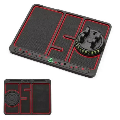 Ultimate Multifunctional Car Anti-Slip Mat & Phone Holder - Non-Slip Silicone Dashboard Pad for Secure Mobile Mounting
